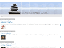 Tablet Screenshot of beaches-sangha.org